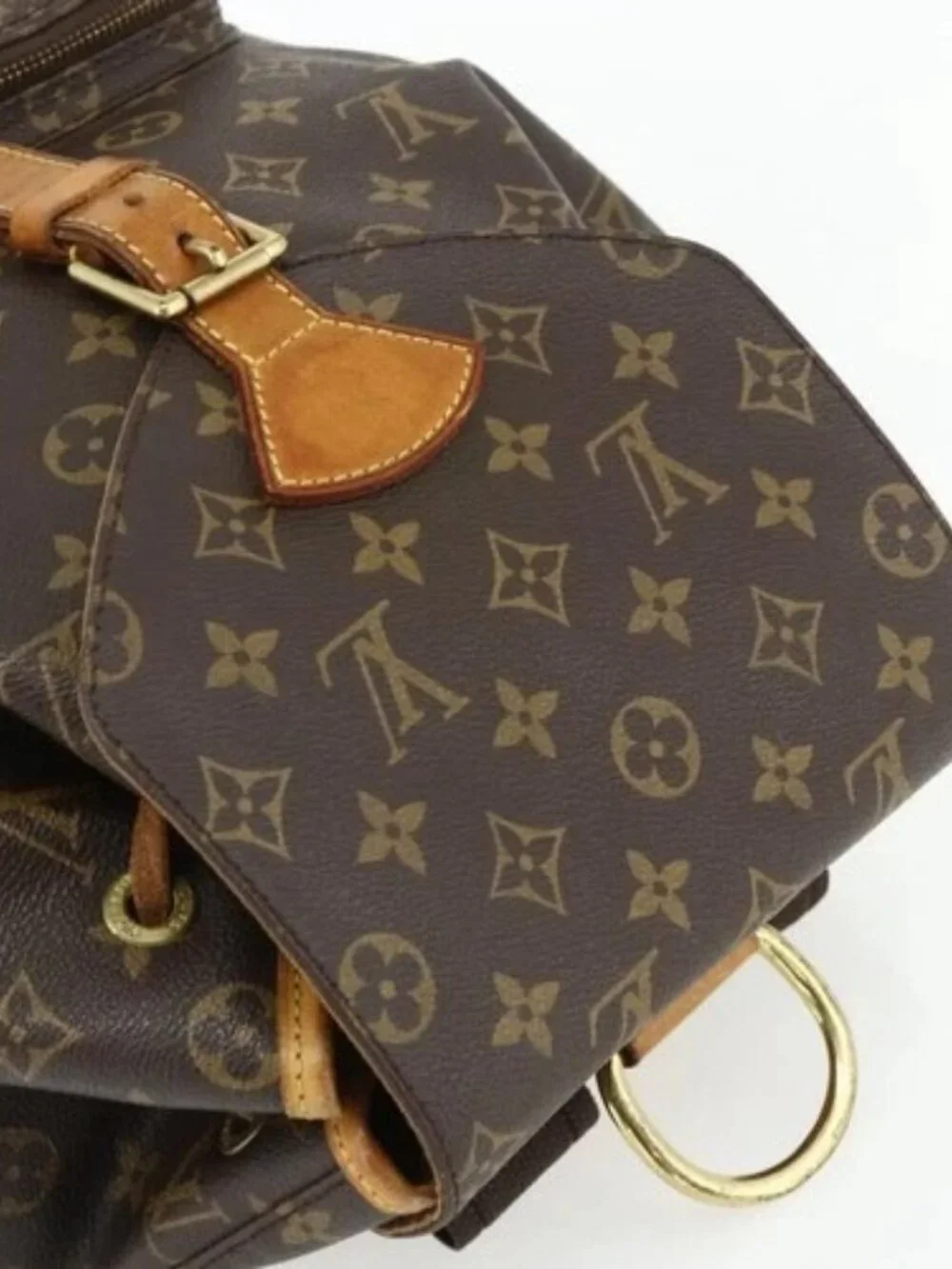 LOUIS VUITTON Monogram Montsouris GM Backpack M51135 LV Auth 175760